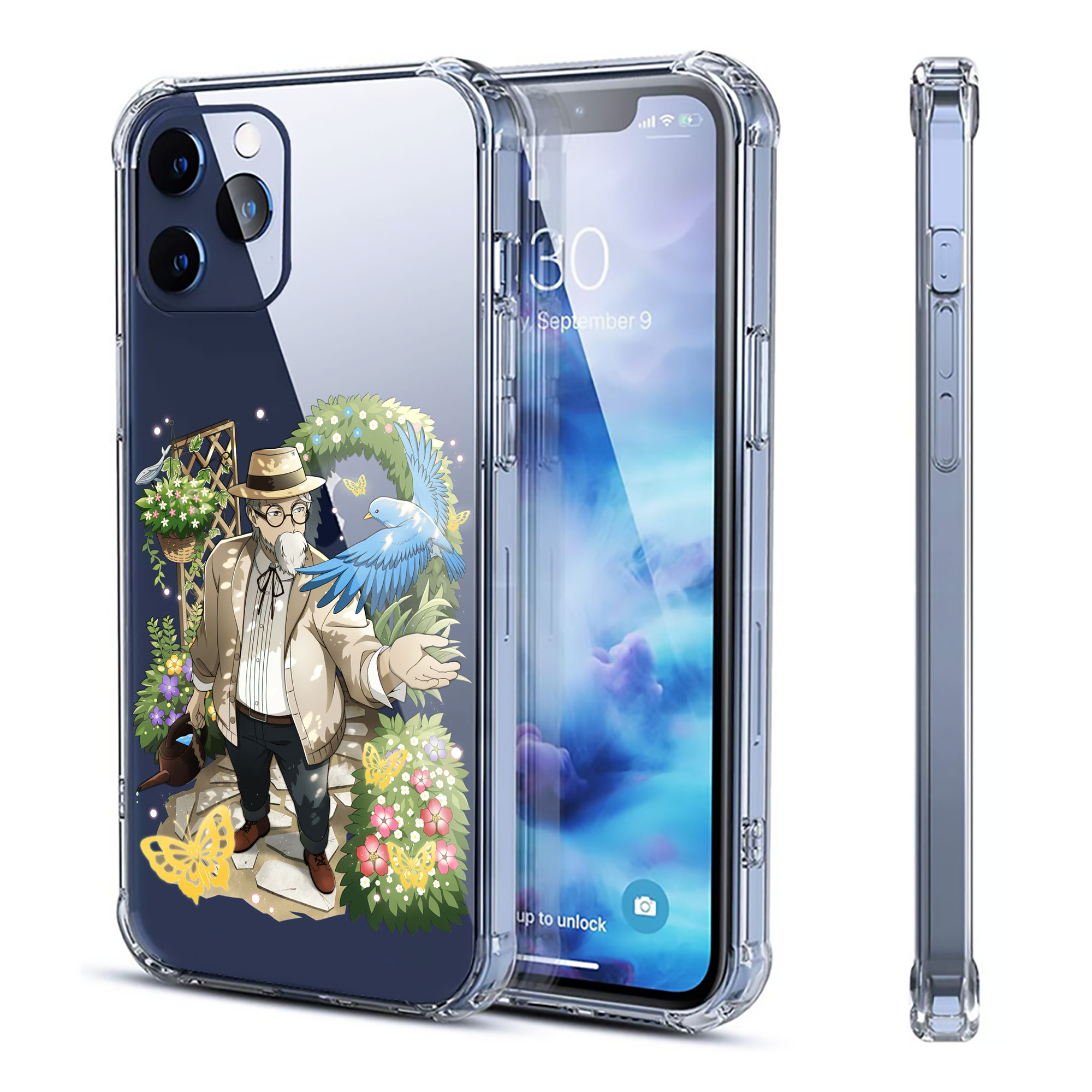 （画像用） 文豪ストレイドッグス Bungo Stray Dogs 【iPhone 12シリーズ対応】透明スマホケース（クリアソフトケース）